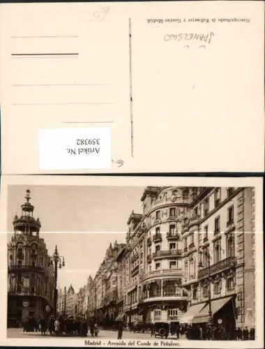 359382,Madrid Avenida del Conde de Penalver Straßenansicht