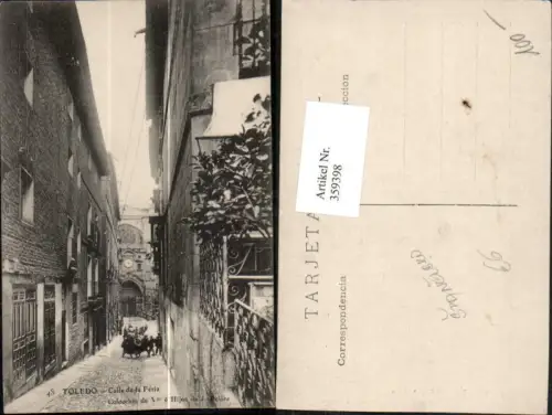 359398,Toledo Calle de la Feria Straßenansicht