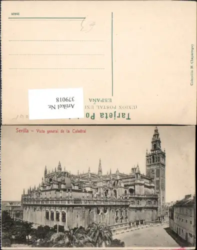 379018,Spain Sevilla Vista general de la Catedral Kirche