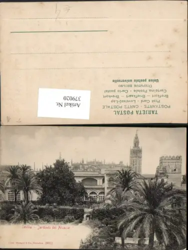 379020,Spain Sevilla Jardines del Alcazar Garten pub Stengel e Co 28012