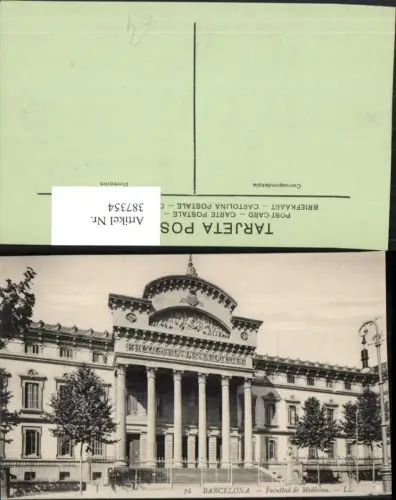 387354,Spain Barcelona Facultad de Medicina Medizinische Fakultät Gebäude