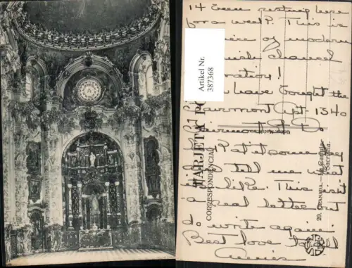 387368,Spain Granada La Cartuja Sacristia Kratause Sakristei Innenansicht