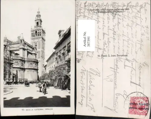 387391,Spain Sevilla Catedral Giralda Kirche Turm