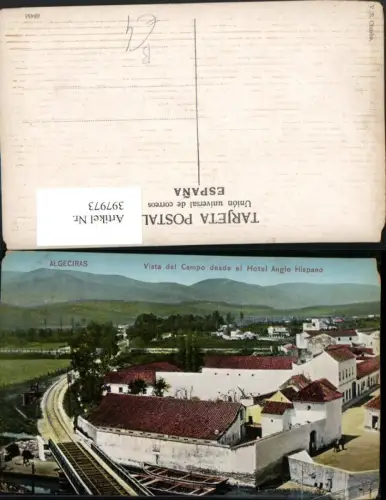 397973,Spain Algeciras Vista del Campo desde el Hotel Anglo Hispano