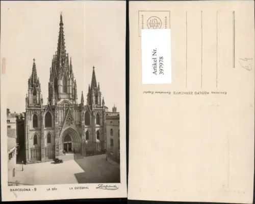 397978,Spain Barcelona La Seu Catedral Kirche