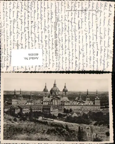 401056,Spain El Escorial Monasterio Vista general Kloster