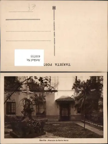 410755,Spain Sevilla Plazuela de Santa Marta Kreuz