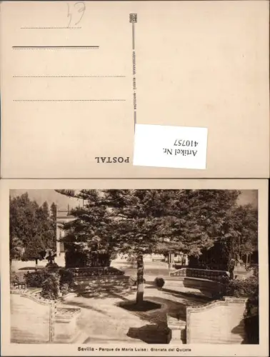 410757,Spain Sevilla Parque de Maria Luisa Glorieta del Quijote Baum