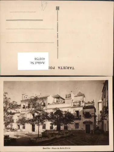 410758,Spain Sevilla Plaza de Dona Elvira Gebäude