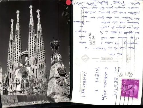 433196,Spain Barcelona Templo de la Sagrada Familia Kirche Türme
