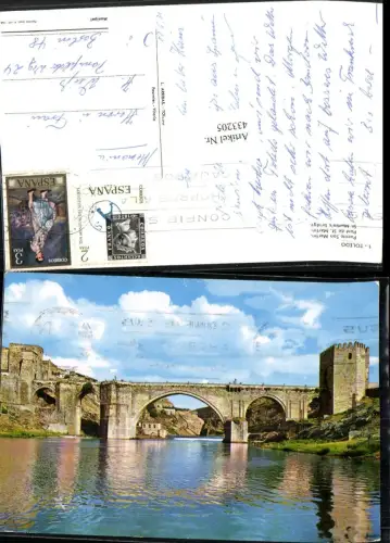 433205,Spain Toledo Puente San Martin Brücke
