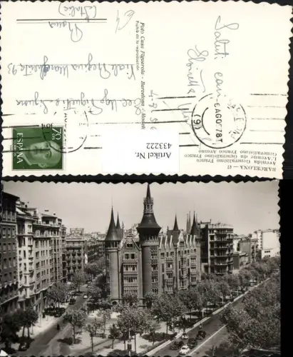 433222,Spain Barcelona Avenida Generalisimo Franco Straße