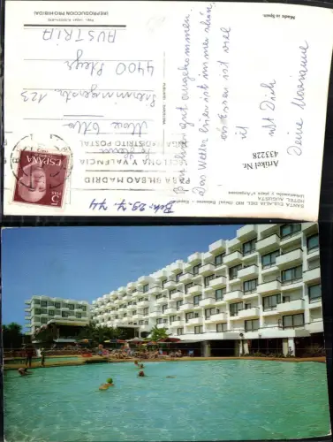 433228,Spain Baleares Ibiza Santa Eulalia del Rio Hotel Augusta Schwimmbecken