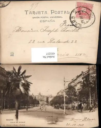433237,Spain Madrid Calle de Alcala Straßenansicht