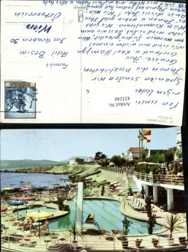 433240,Spain Costa Brava La Escala Schwimmbecken Pool Küste