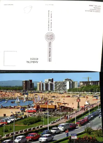 433251,Spain Costa Brava Estartit Detalle Strand Promenade