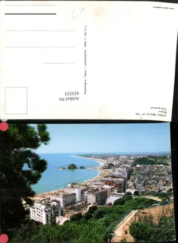 433253,Spain Costa Brava Blanes Vista general Totale