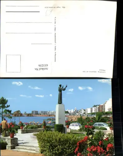 433256,Spain Costa Brava Blanes Teilansicht Monument Statue