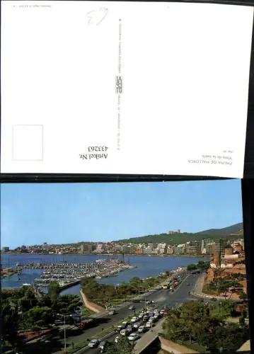 433263,Spain Palma de Mallorca Vista de la bahia Teilansicht Hafen