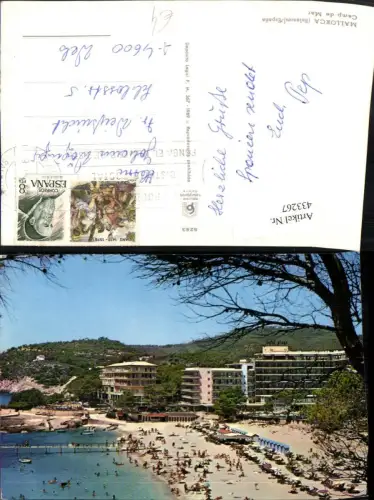 433267,Spain Baleares Mallorca Camp de Mar Strand Strandleben