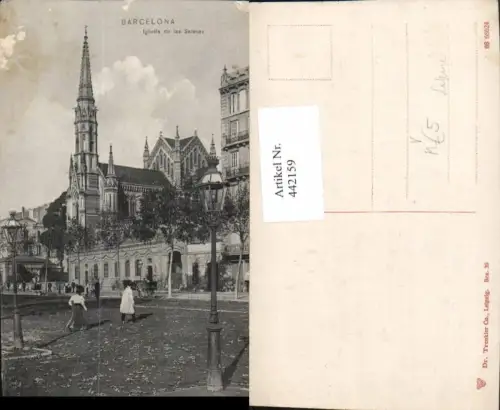 442159,Spain Barcelona Iglesia de las Salesas Kirche Laterne pub Trenkler 39