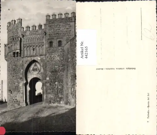 442165,Spain Toledo Puerta del Sol Portal Tor