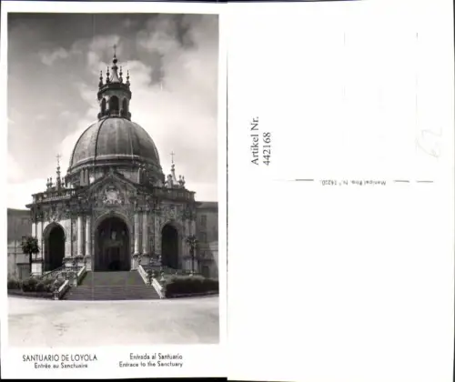 442168,Spain Santuario de Loyola Entrace to the Sanctuary