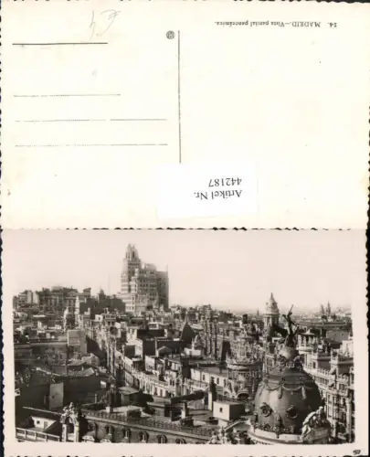442187,Spain Madrid Vista parcial panoramica Teilansicht