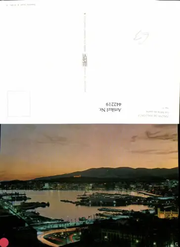 442219,Spain Palma de Mallorca La bahia de noche Teilansicht Hafen