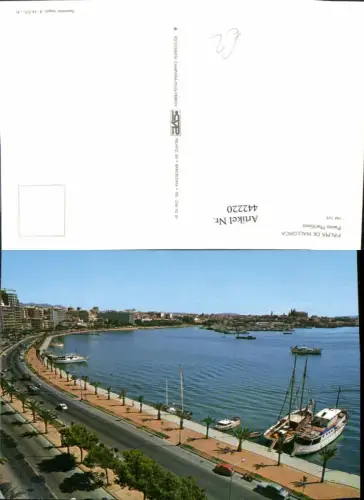 442220,Spain Palma de Mallorca Paseo Maritimo Teilansicht Boote