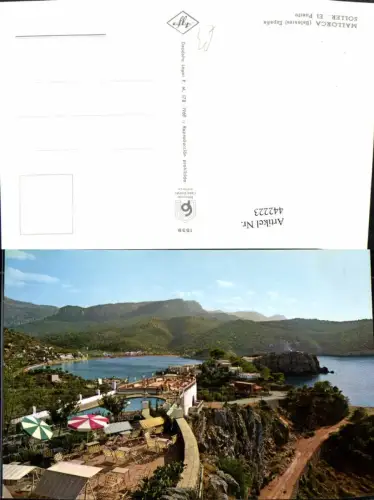 442223,Spain Mallorca Soller El Puerto Terrasse Küste
