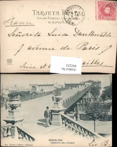 442225,Spain Barcelona viaducto del Parque Viadukt Brücke