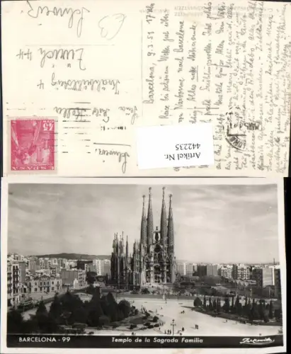 442235,Spain Barcelona Templo de la Sagrada Familia Basilika Kirche