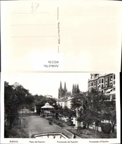 442236,Spain Burgos Paseo del Espolon Promenade