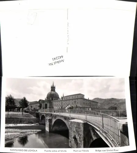 442241,Spain Santuario de Loyola Pont sur l'Urola Brücke