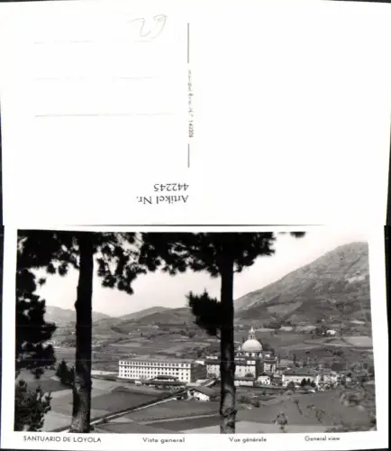 442245,Spain Santuario de Loyola Vista general Totale Kirche Kloster