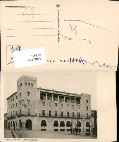 452419,Spain Santiago Hotel Compostela