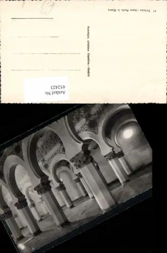 452423,Spain Toledo Santa Maria la Blanca Synagoge Arkaden Säulen