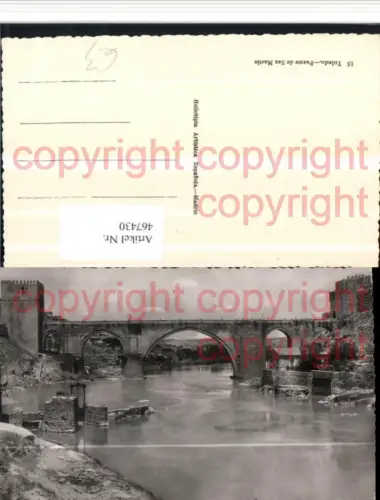 467430,Spain Toledo Puente de San Martin Brücke Fluss