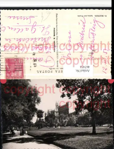 467451,Spain Madrid Salon del Prado Park Gebäude