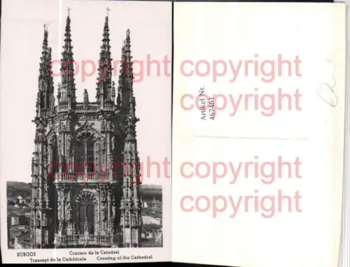 467461,Spain Burgos Crucero de la Catedral Kirche