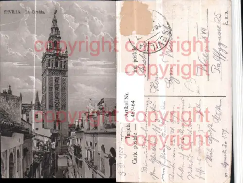 467464,Spain Sevilla La Giralda Turm