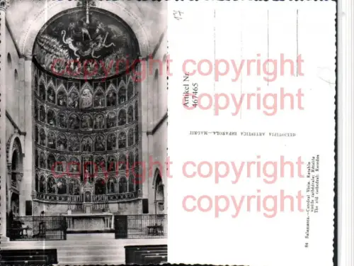 467465,Spain Salamanca Catedral Vieja Retablo Kirche Innenansicht