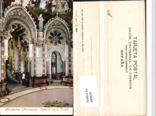 480829,Spain Barcelona Montserrat Camarin de la Virgen pub Purger e Co 3102