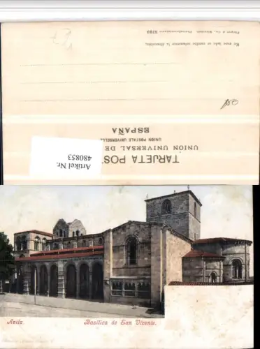 480853,Spain Avila Basilica de San Vicente Kirche pub Purger e Co 3703