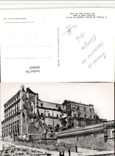 480869,Spain Toledo El Alcazar despues del asedio Schloss Ruine
