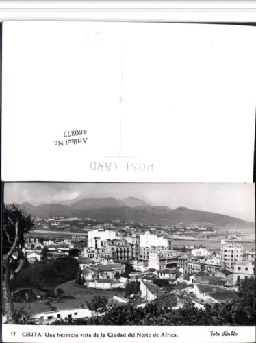 480877,Spain Ceuta Una hermosa vista de la Ciudad del Norte de Africa Totale