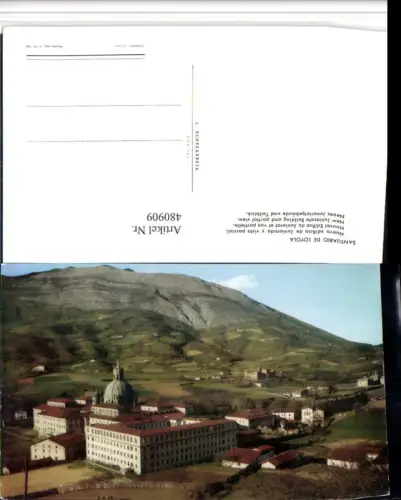 480909,Spain Santuario de Loyola Nuevo edificio de Juniorado y vista parcial Kloster
