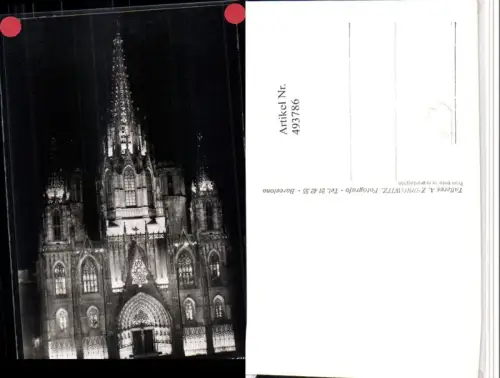 493786,Spain Barcelona Catedral de Noche Kirche
