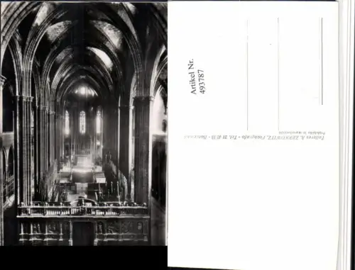493787,Spain Barcelona Catedral Trascoro Kirche Innenansicht